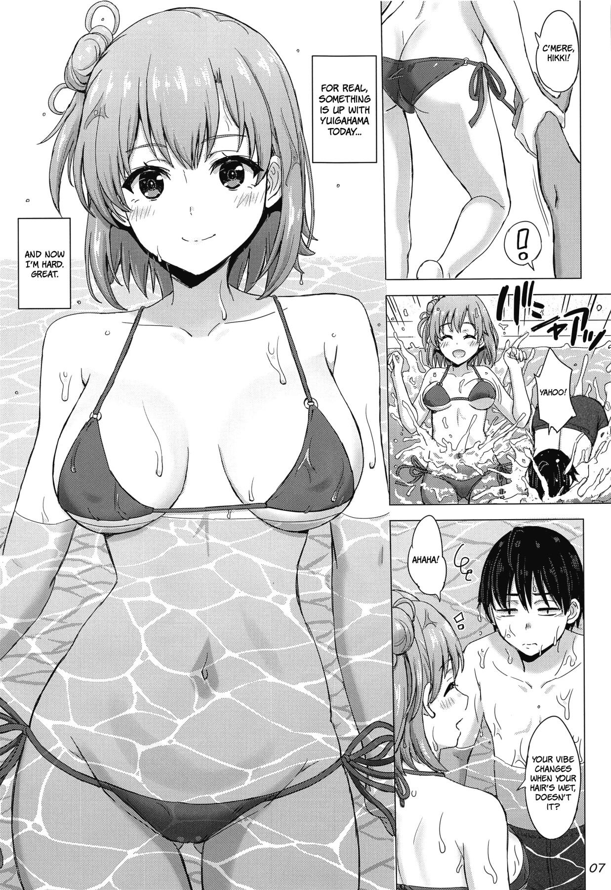 Hentai Manga Comic-A Passionate Summer Resort with the Yuigahamas-Read-6